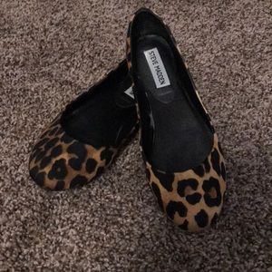 Like New Cheetah Print Flats Steve Madden